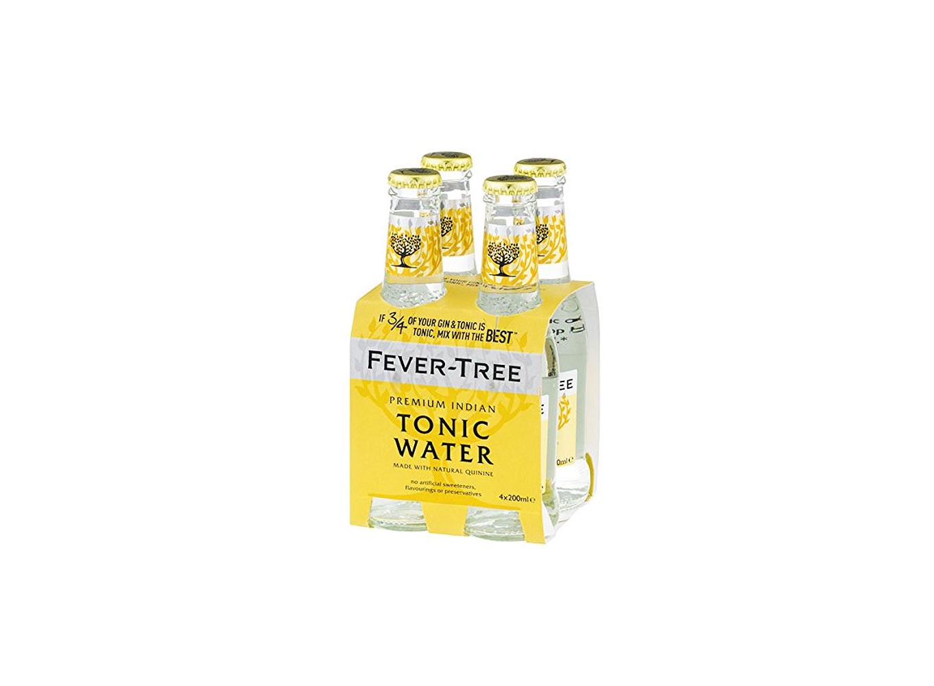  Tonica Water Fever-Tree Premium Indian Pack 4 ampolles